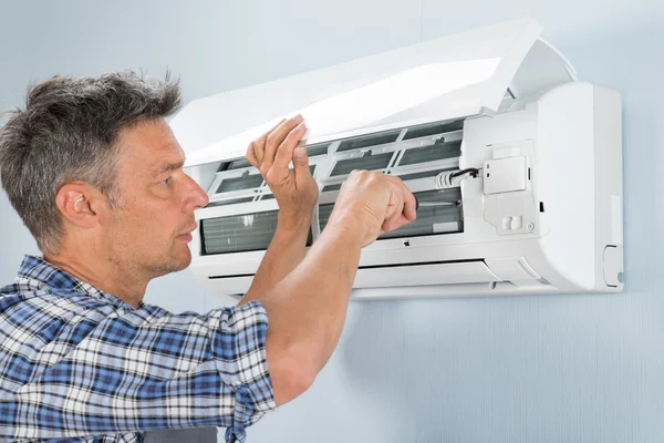 depositphotos 72077837 stock photo technician repairing air conditioner